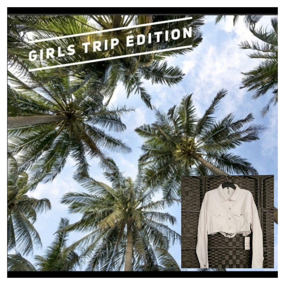 Girls Trip Edition: Distressed Jean Jacket